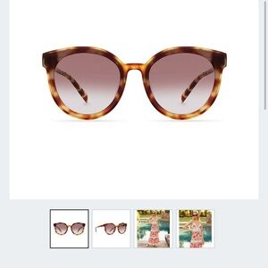 Women's DIFF Gemma Brown Gradient Sunglasses